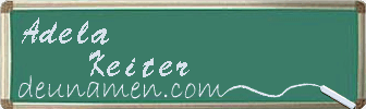 Adela Keiter Visitenkarte